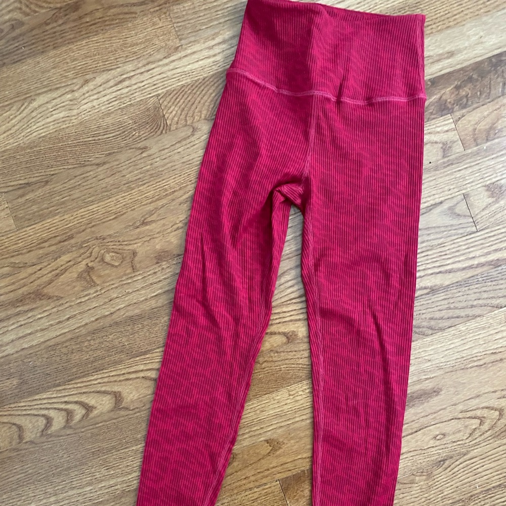Carbon38 ribbed leggings